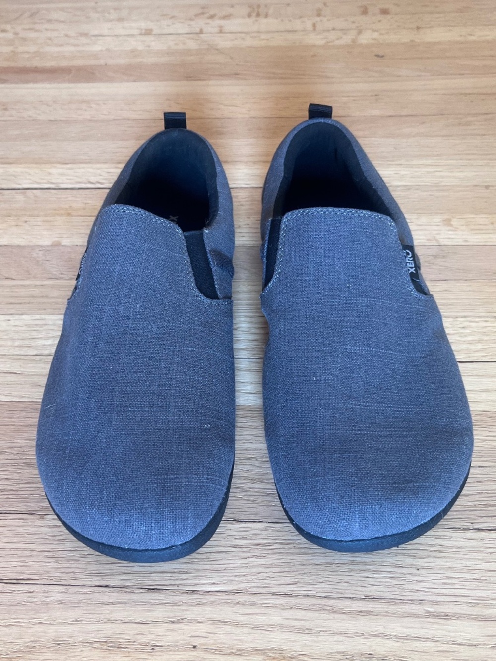 Xero Shoes Aptos Barefoot Slip-On Canvas Shoes Charcoal Gray Men’s Size 13